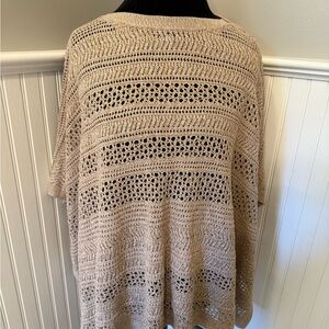 Elegant Tan Women's Poncho